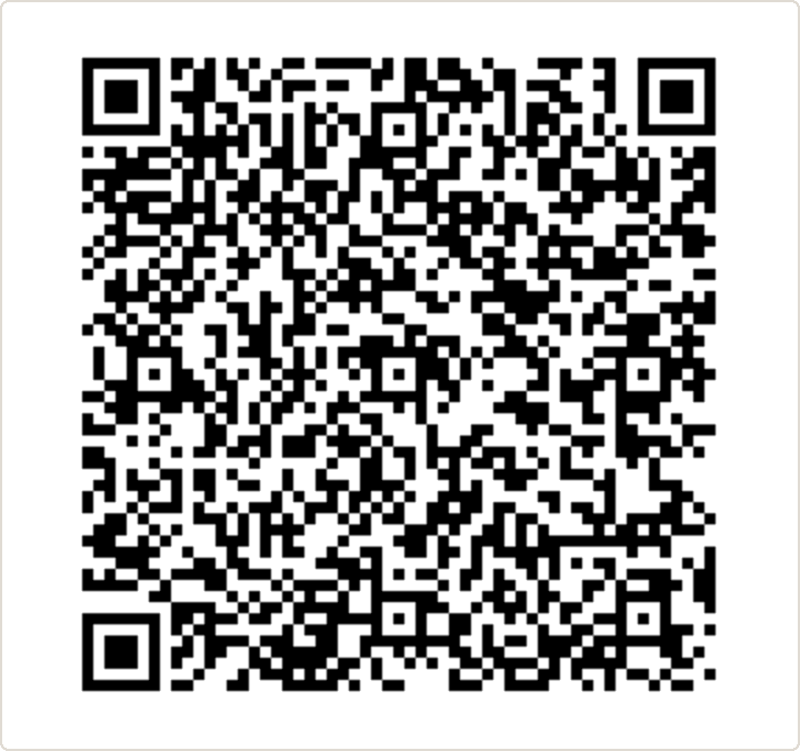 The live preview showing the generated vCard QR code.